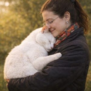 Tierkommunikation mit einer Katze